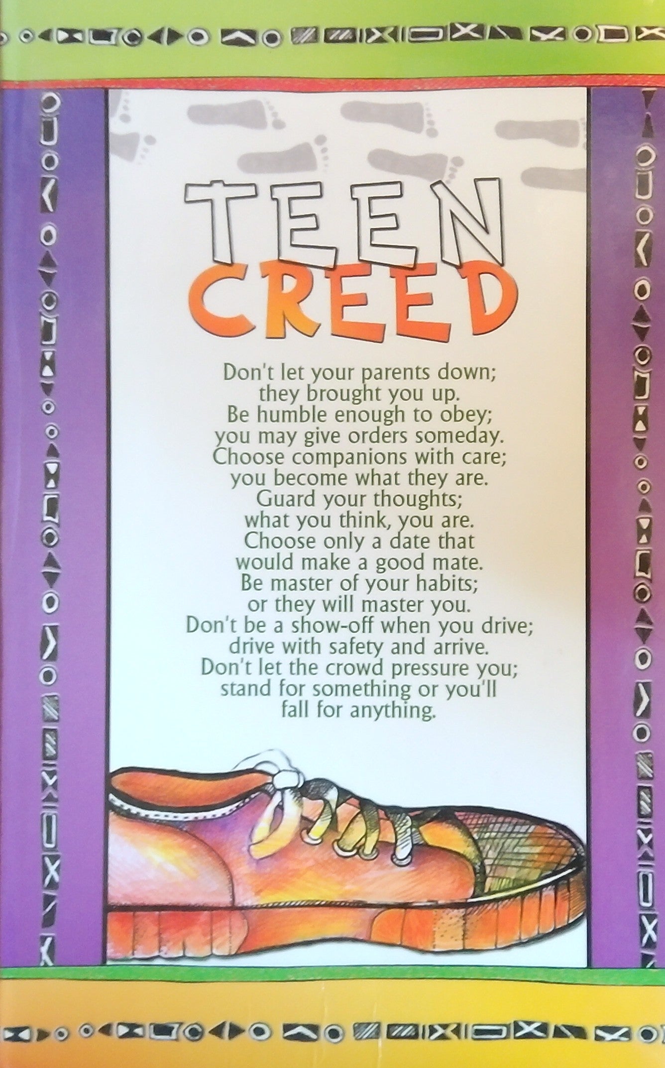 Teen Creed Notebook/Journal