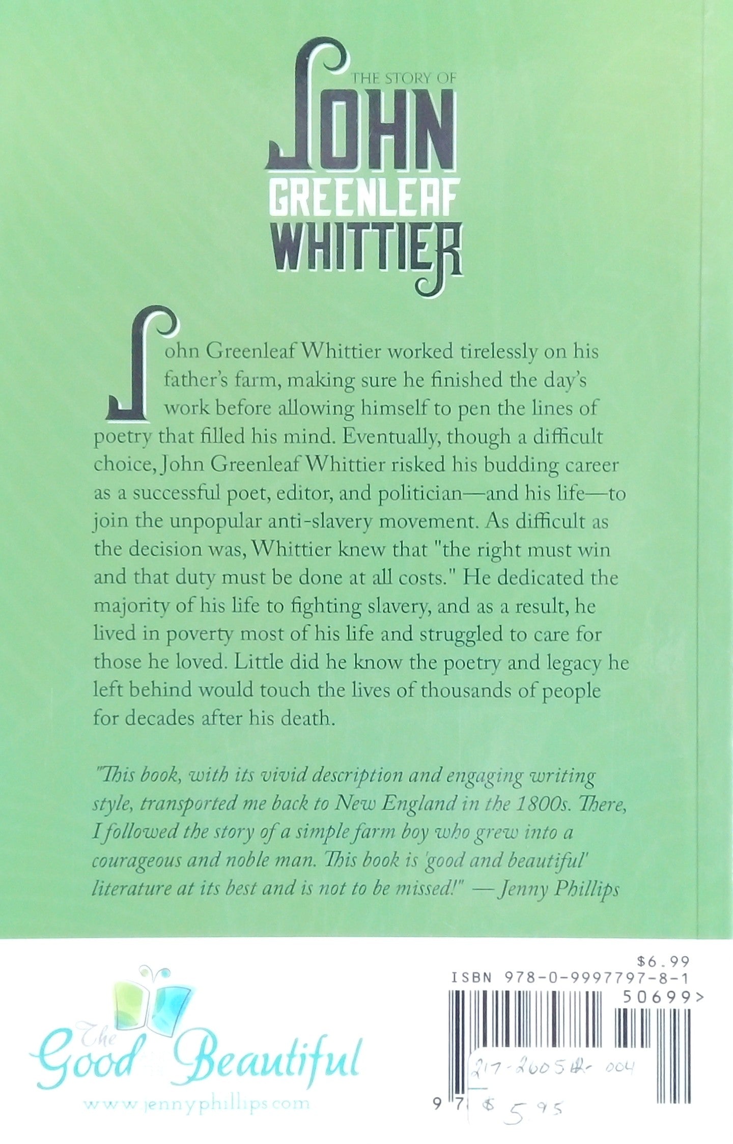 The Story Of John Greenleaf Whittier
