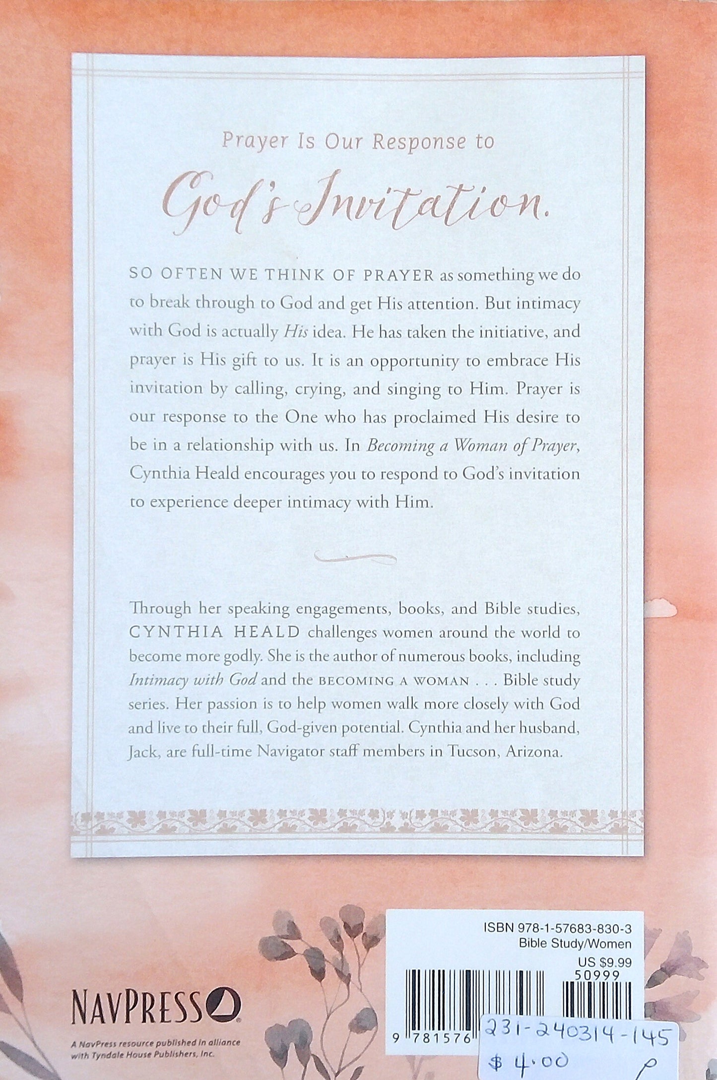 Becoming A Woman Of Prayer