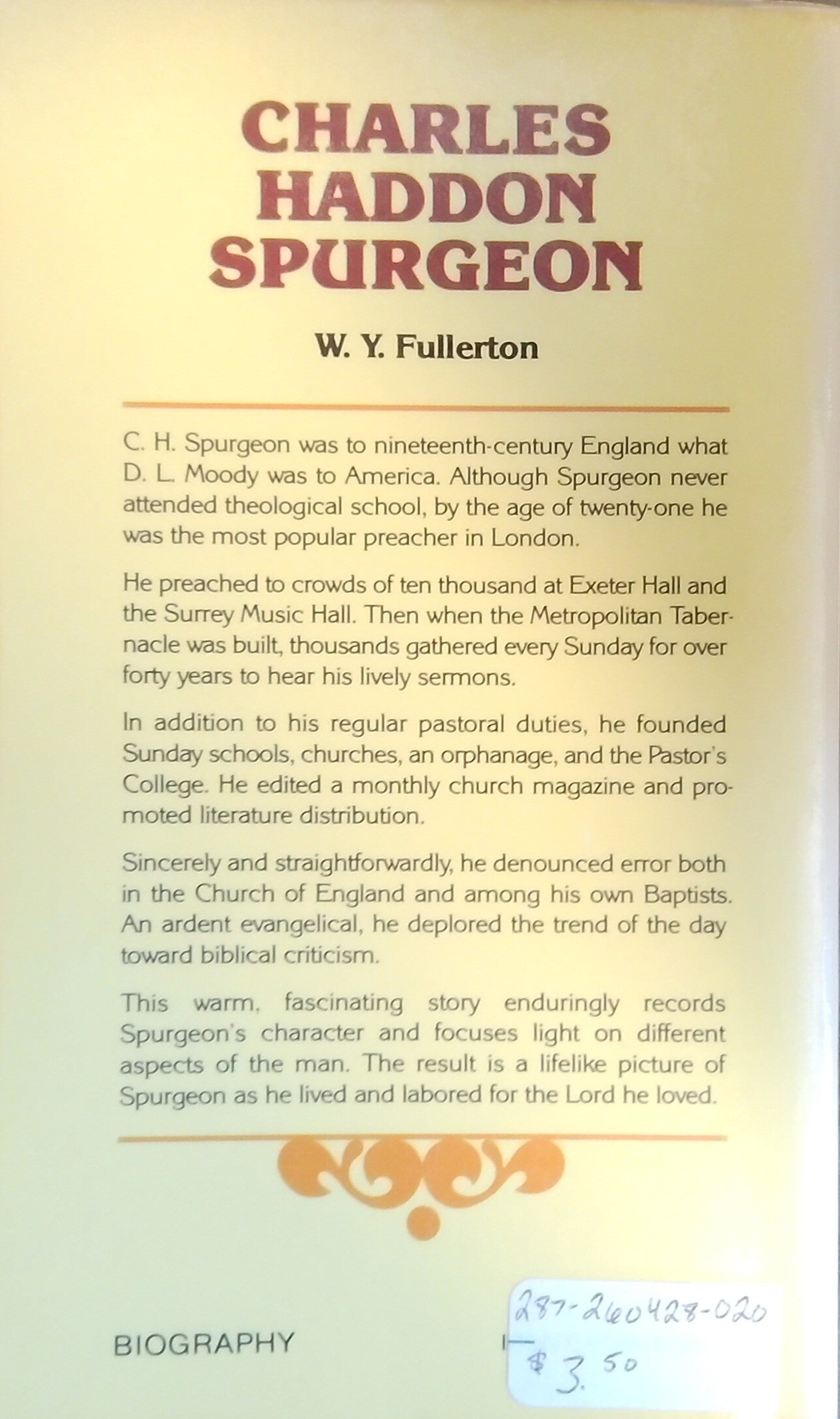 Charles H. Spurgeon