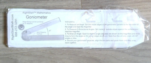 RightStart Math Goniometer
