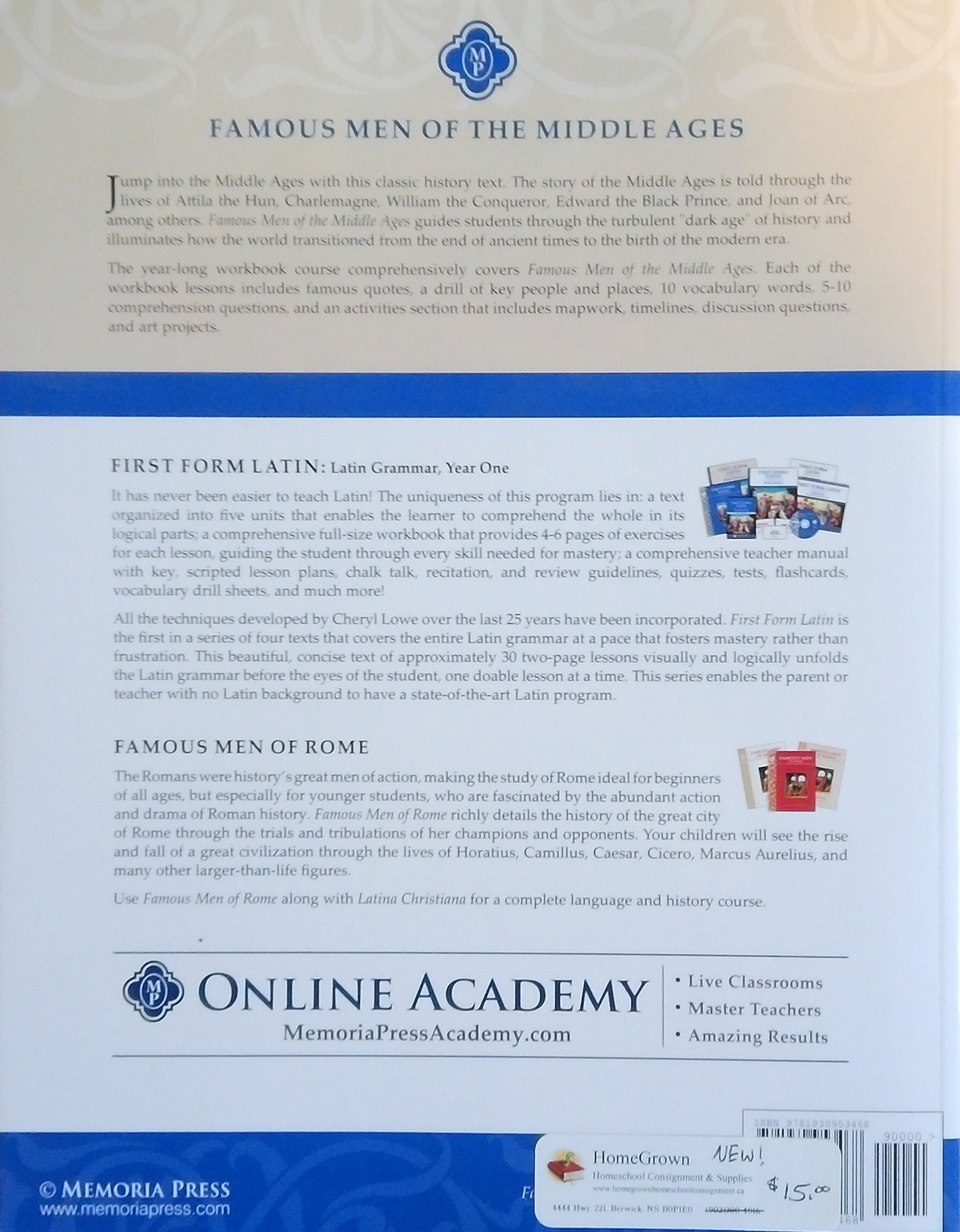 Famous Men Of The Middle Ages: Student Guide