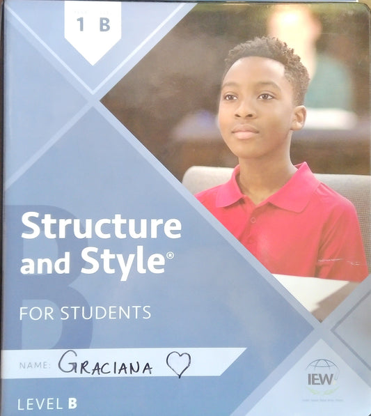 IEW Structure And Style: Year 1 Level B Student Binder
