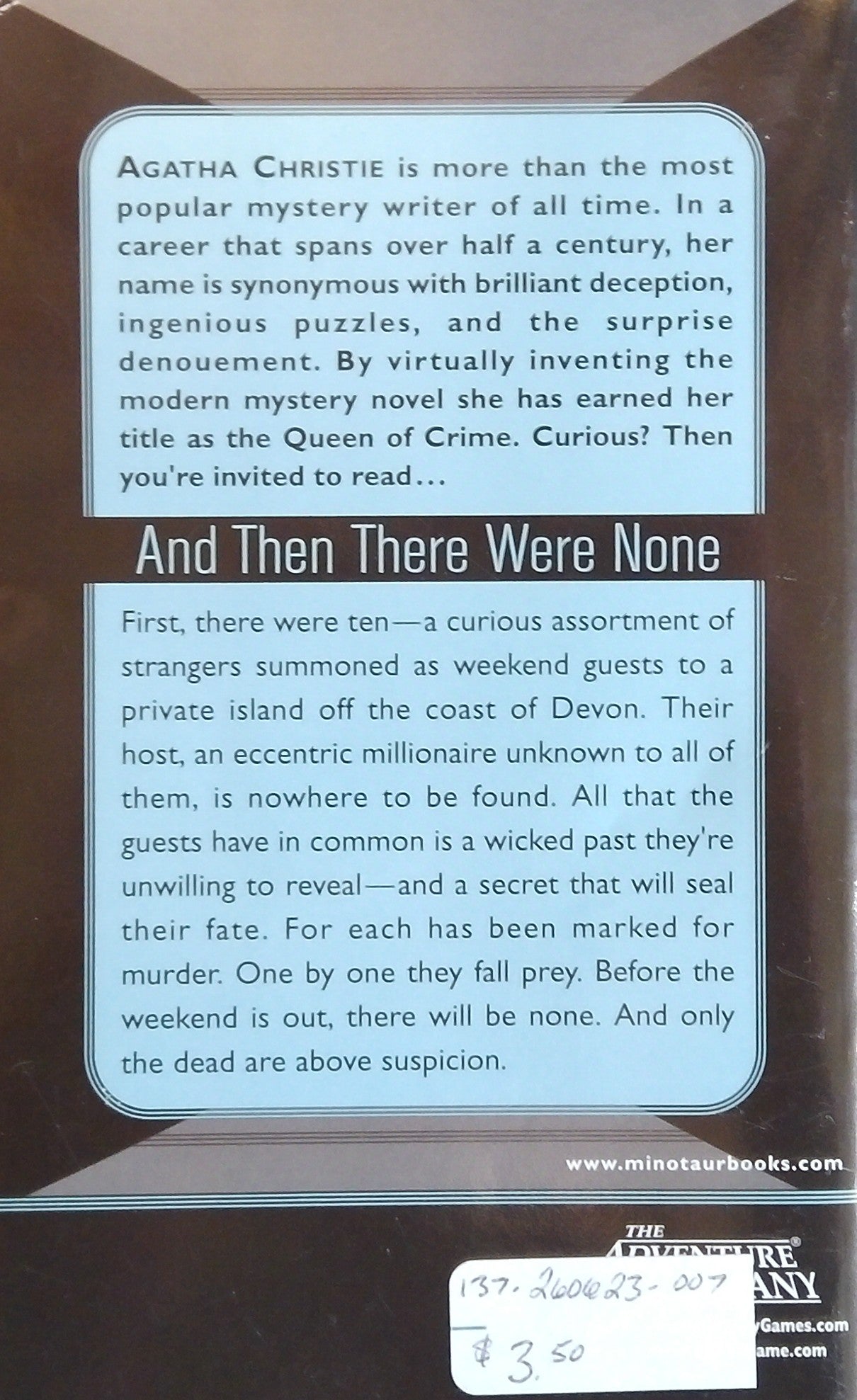 And Then There Were None
