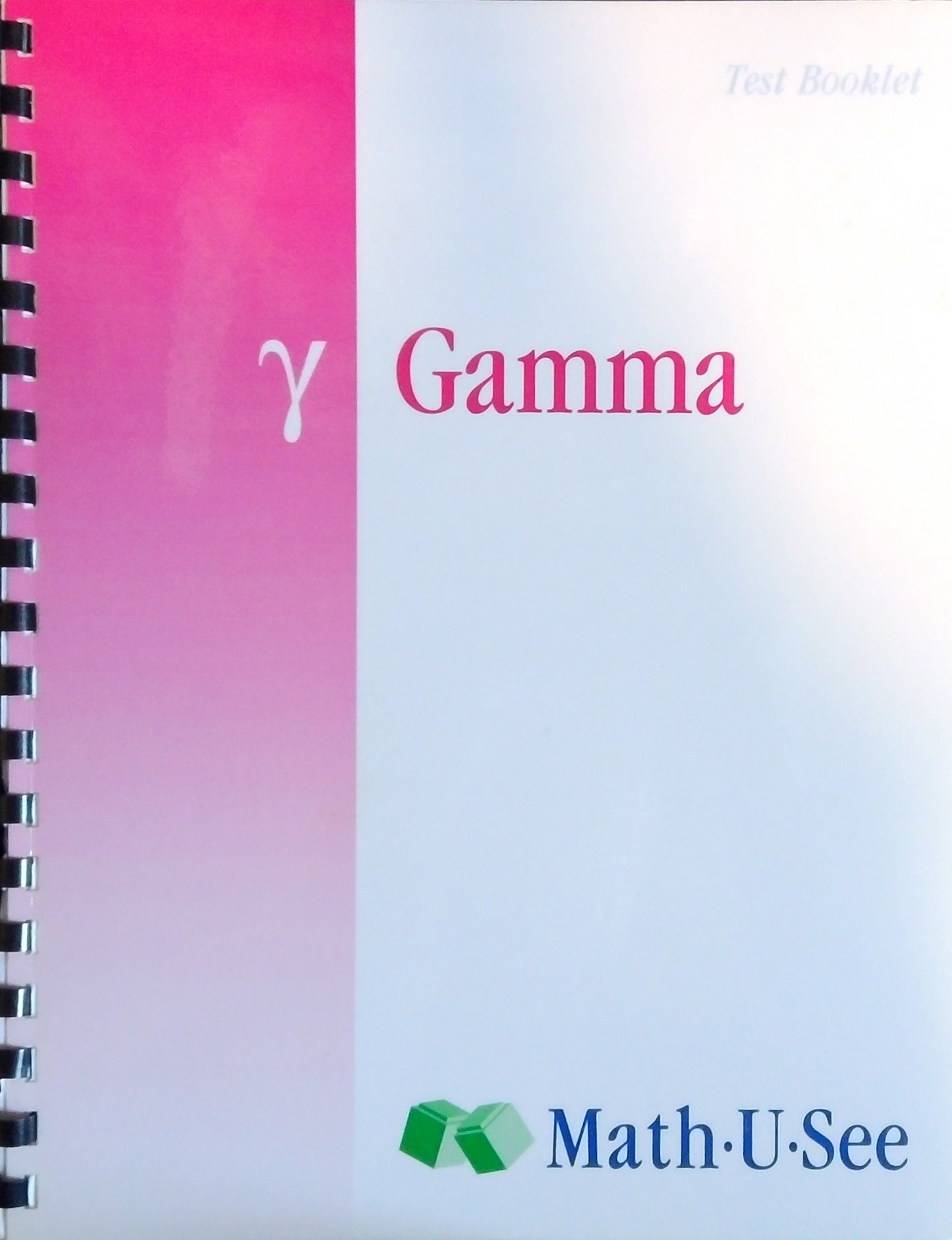 Math-U-See Gamma Test Booklet
