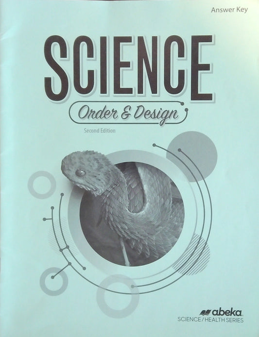 Science - Order & Design: Answer Key