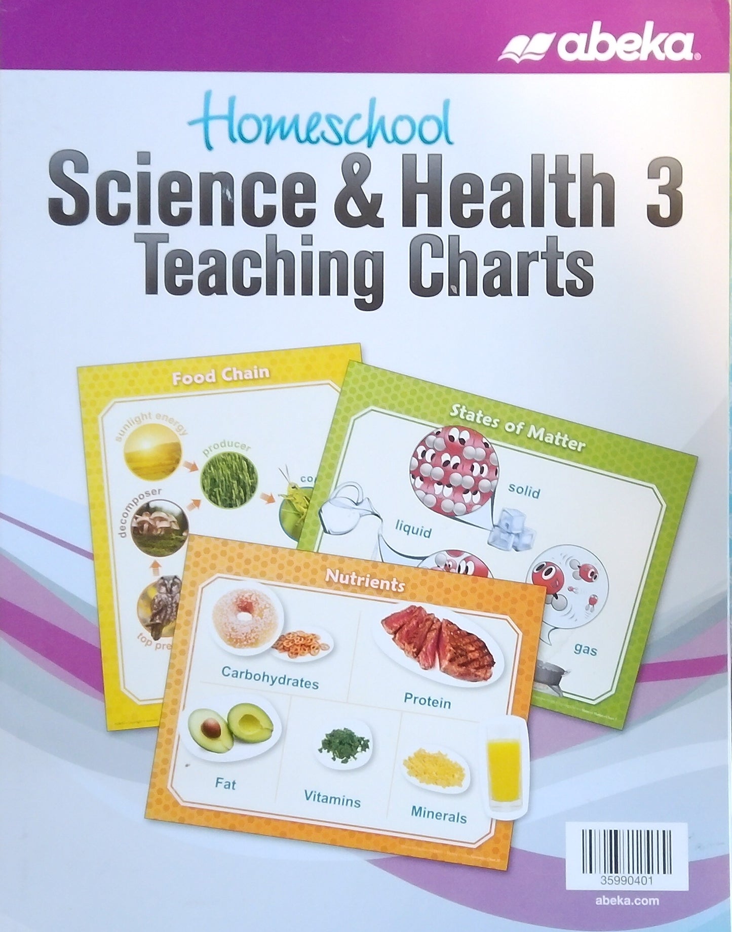 Homeschool Science & Health 3 Teaching Charts