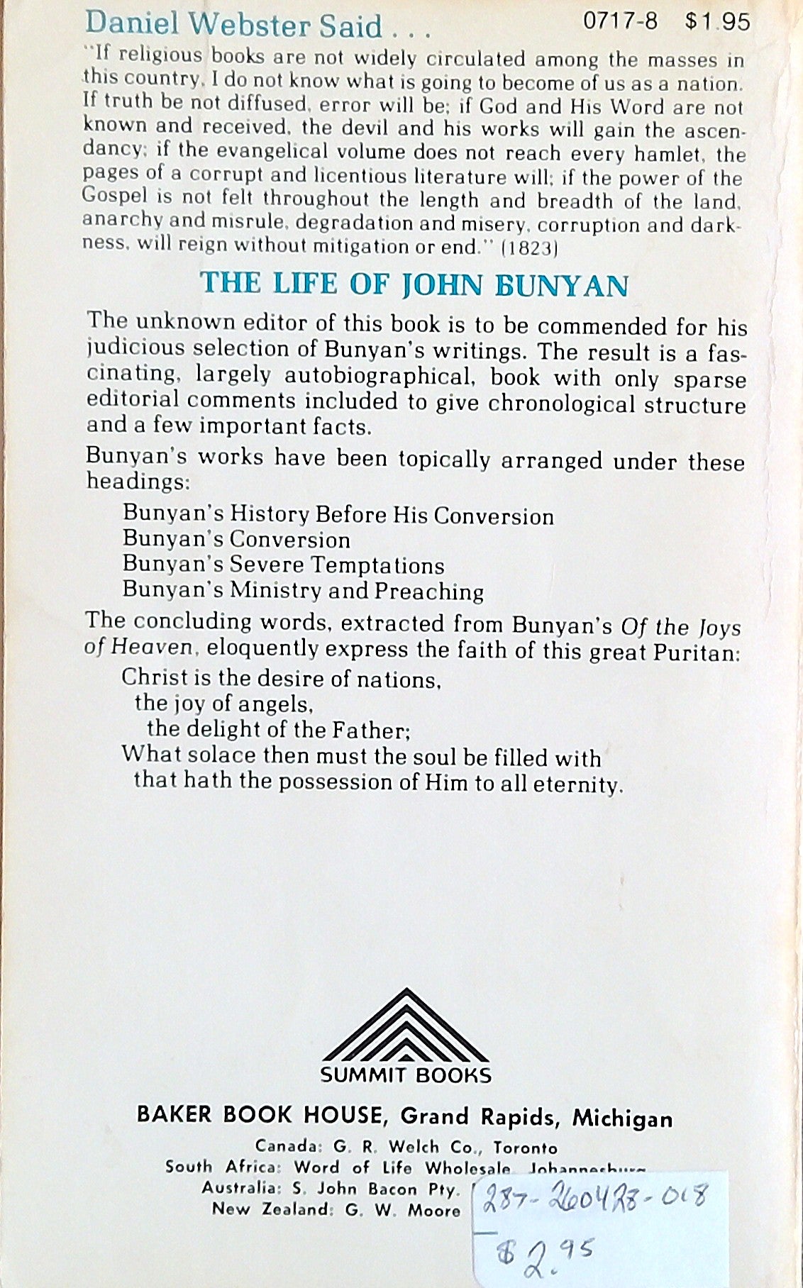 The Life Of John Bunyan