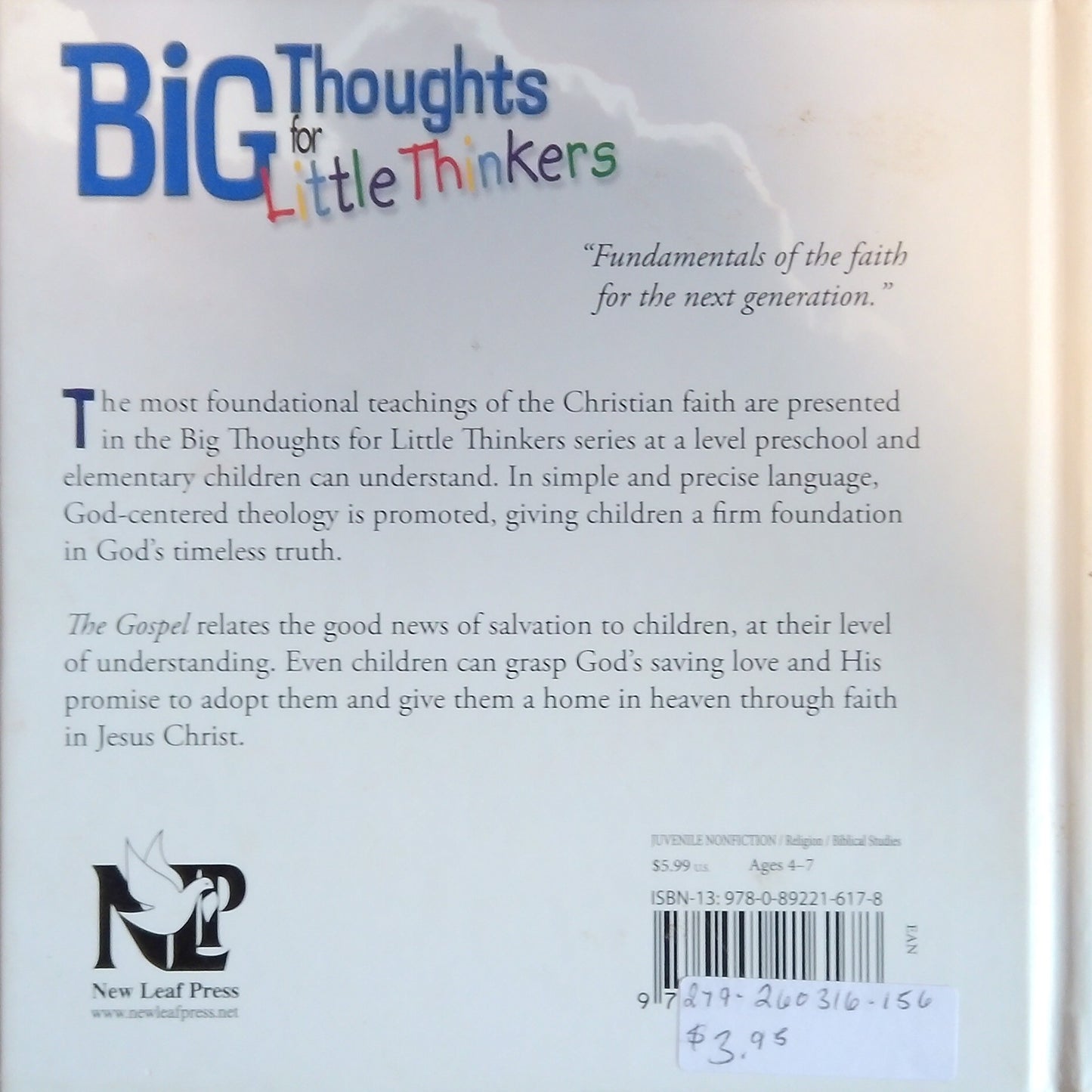 Big Thoughts For Little Thinkers: The Gospel