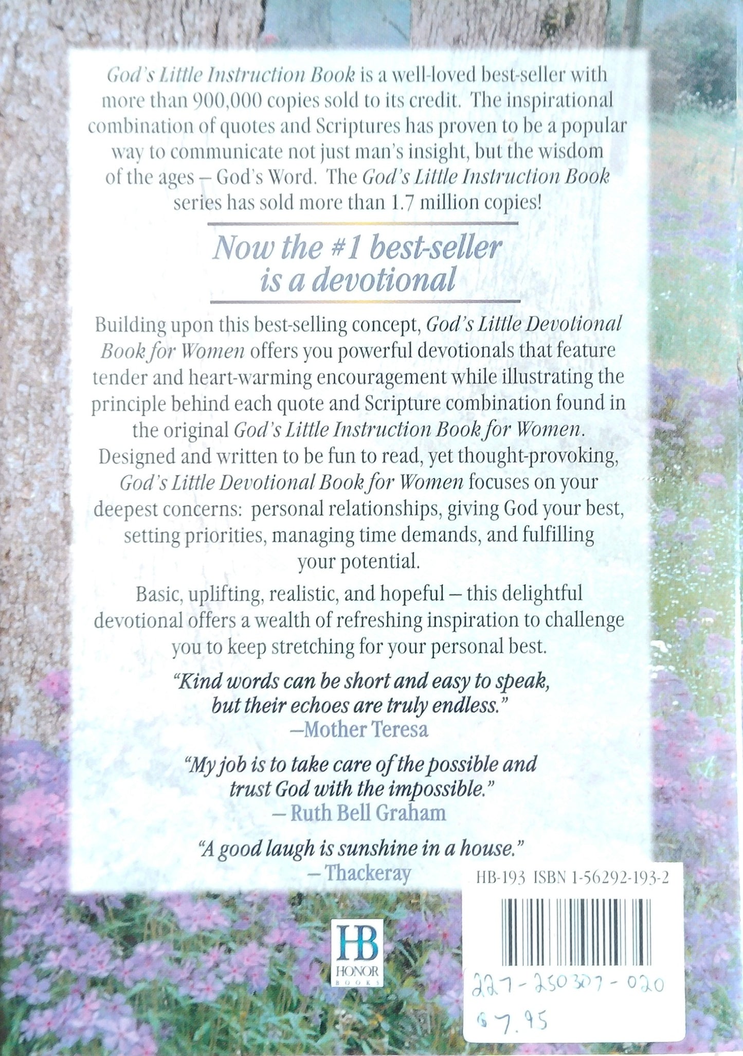 God's Little Devotional Book For Women