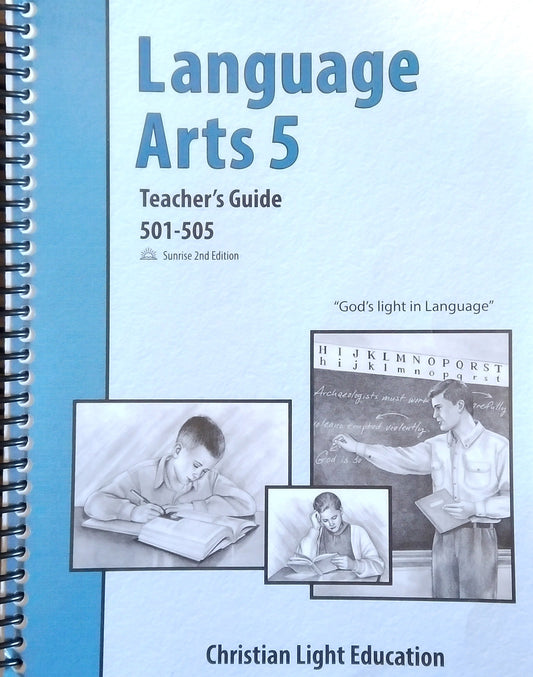 CLE Language Arts 5 Teacher's Guide: L.U. 501-505