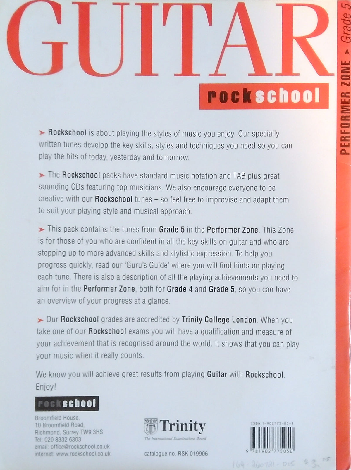 Guitar RockSchool: Grade 5