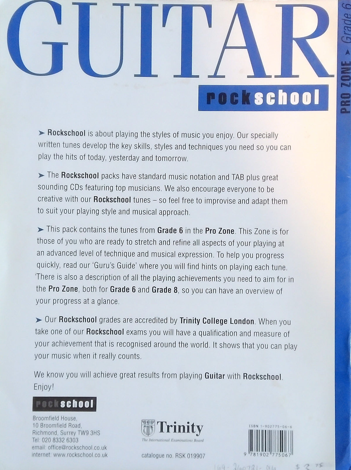 Guitar RockSchool: Grade 6