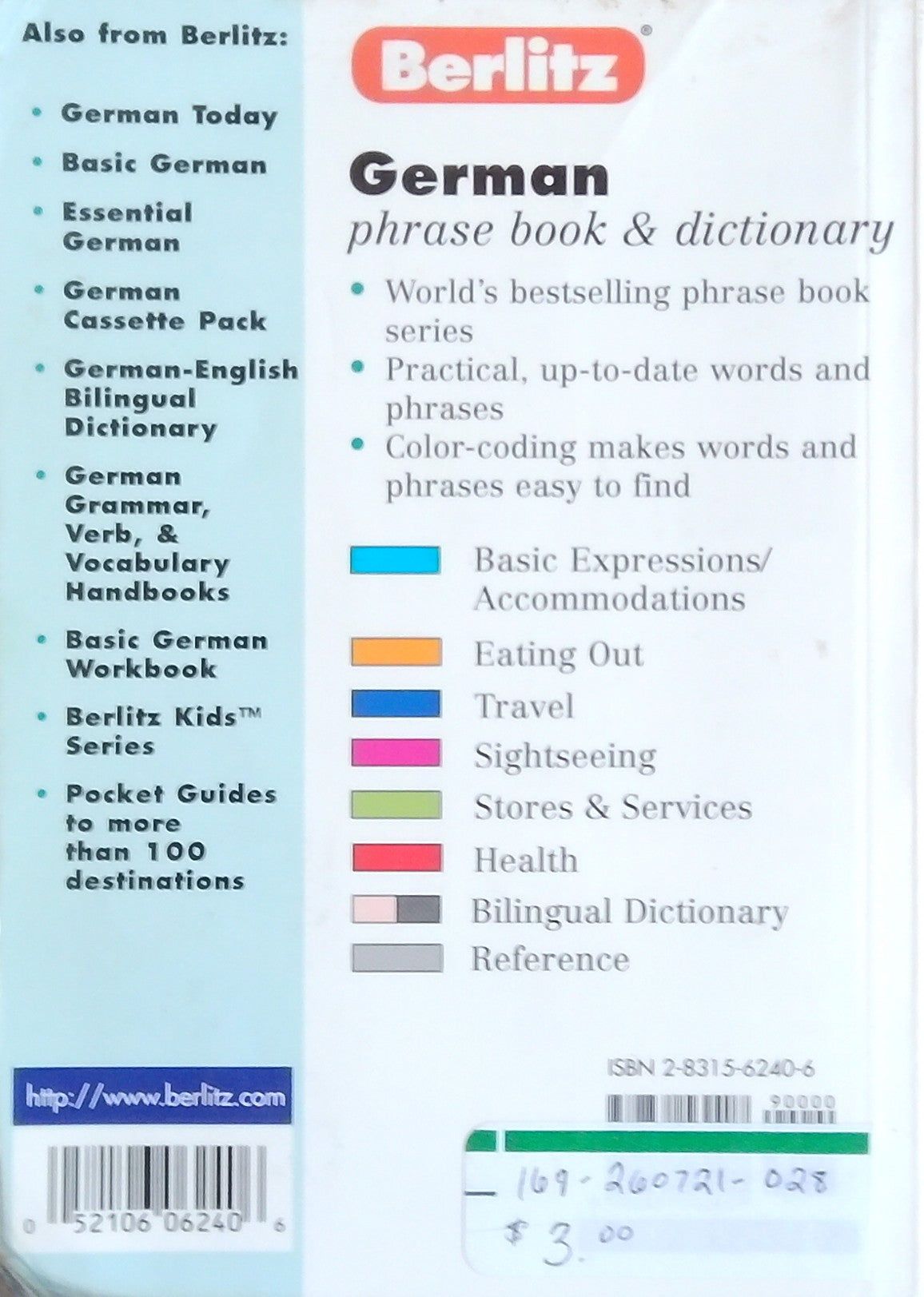 German Phrase Book & Dictionary