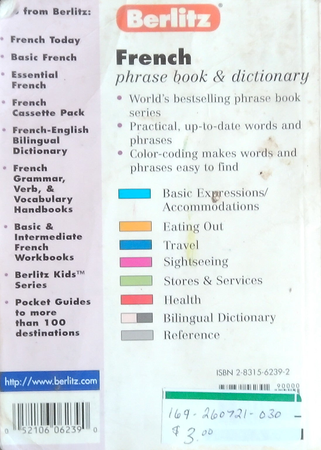 French Phrase Book & Dictionary