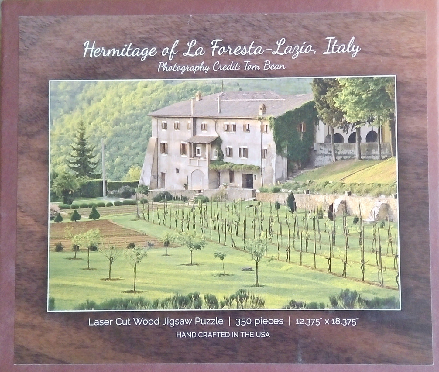 Wood Jigsaw Puzzle: Hermitage Of La Foresta-Lazia, Italy