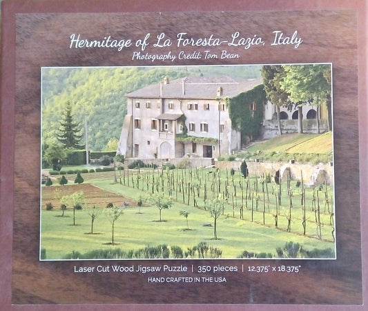 Wood Jigsaw Puzzle: Hermitage Of La Foresta-Lazia, Italy