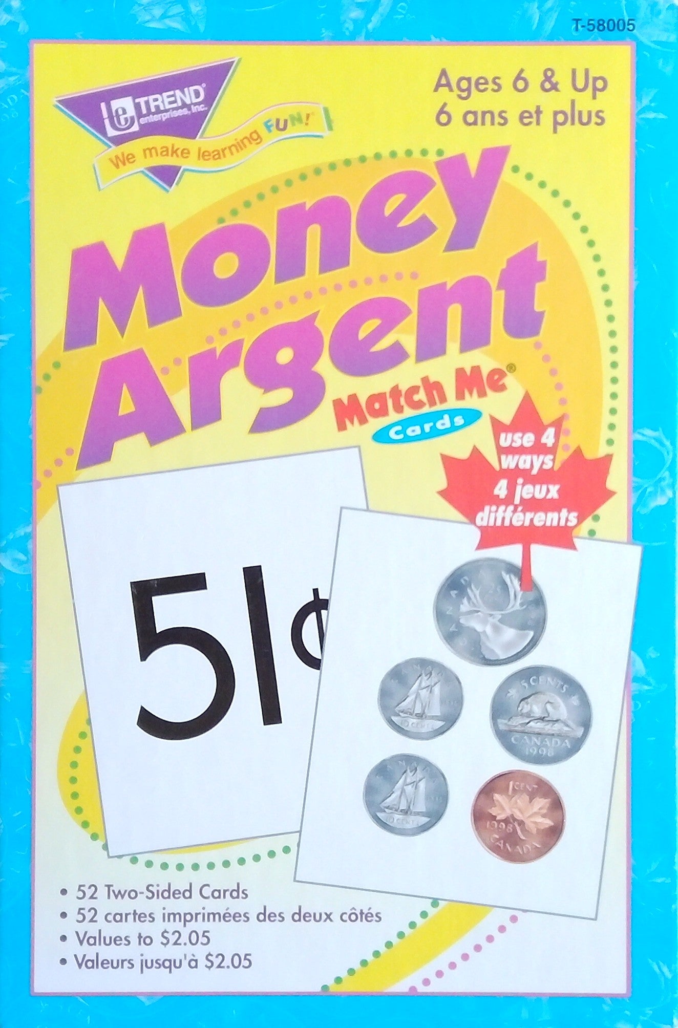Money Match Me Cards