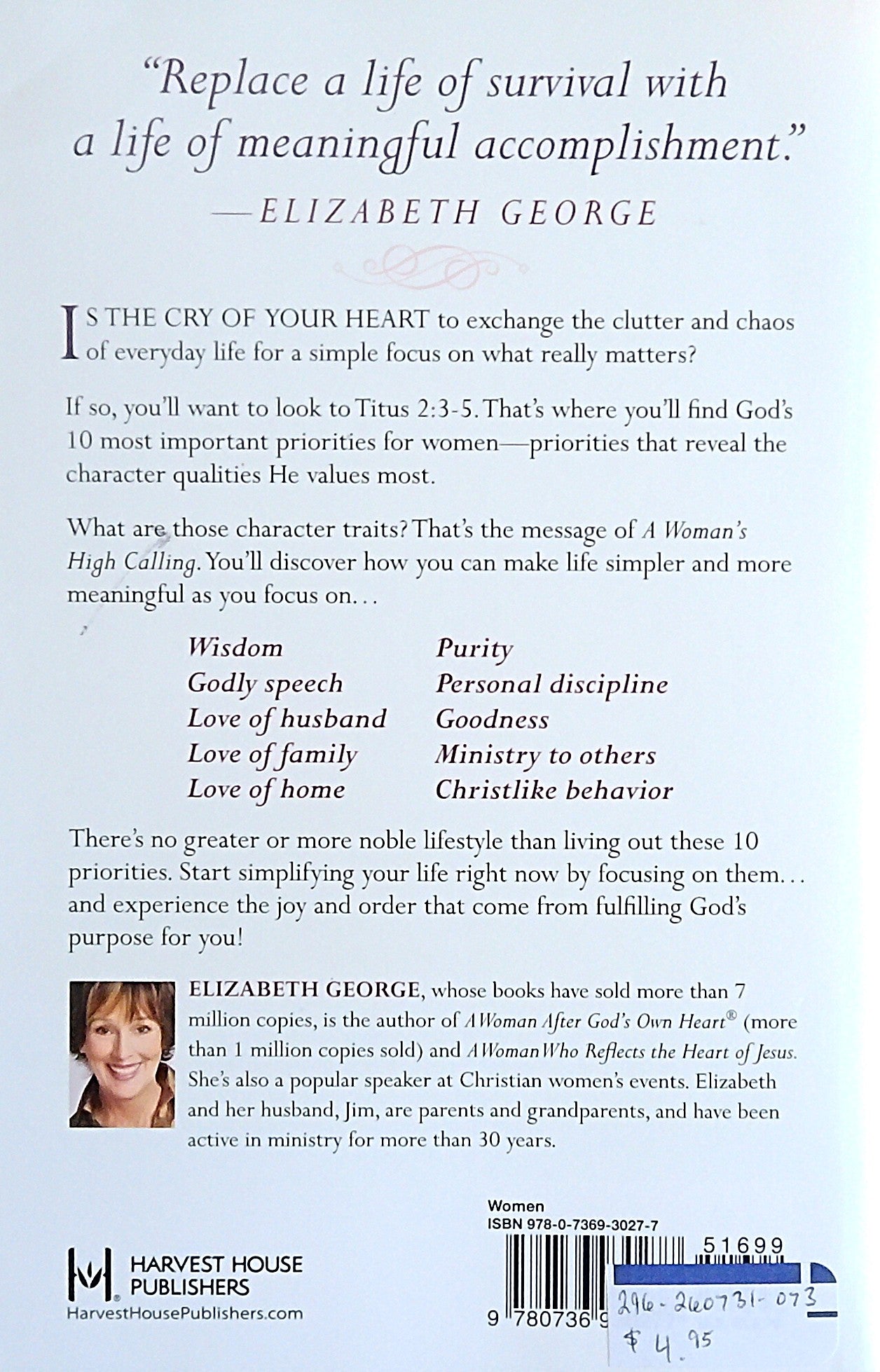 A Woman's High Calling