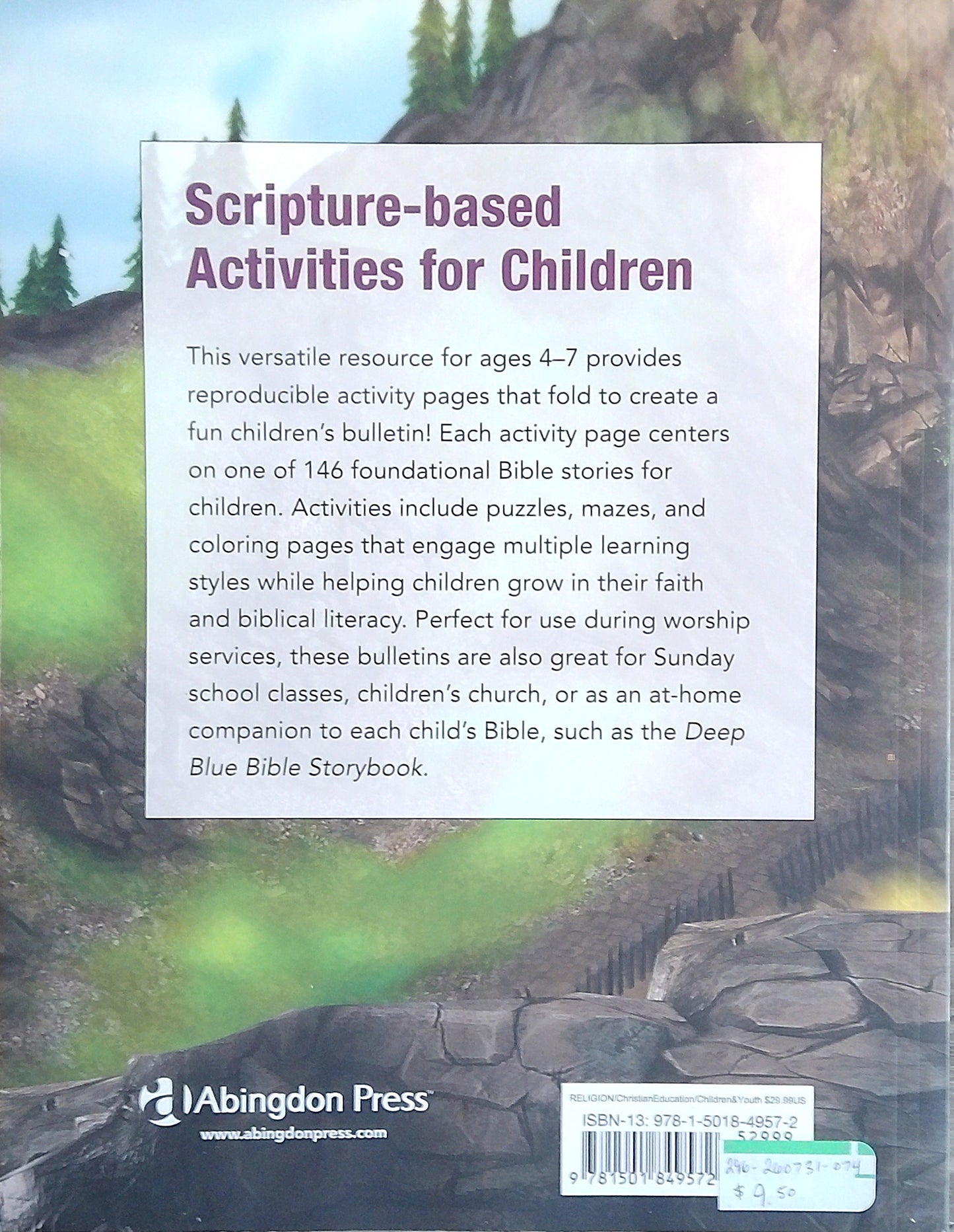 Bible Storybook: Activity Bulletin Book