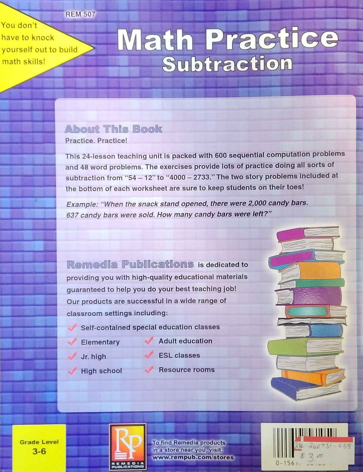 Math Practice: Subtraction