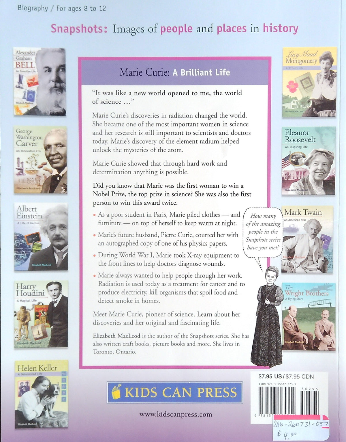 Marie Curie: A Brilliant Life