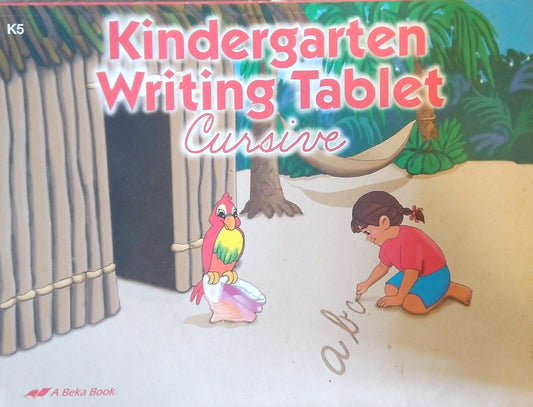 Kindergarten Writing Tablet: Cursive