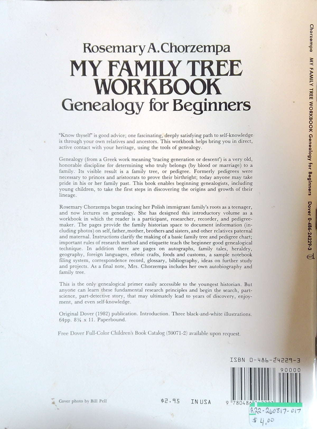 My Family Tree Workbook