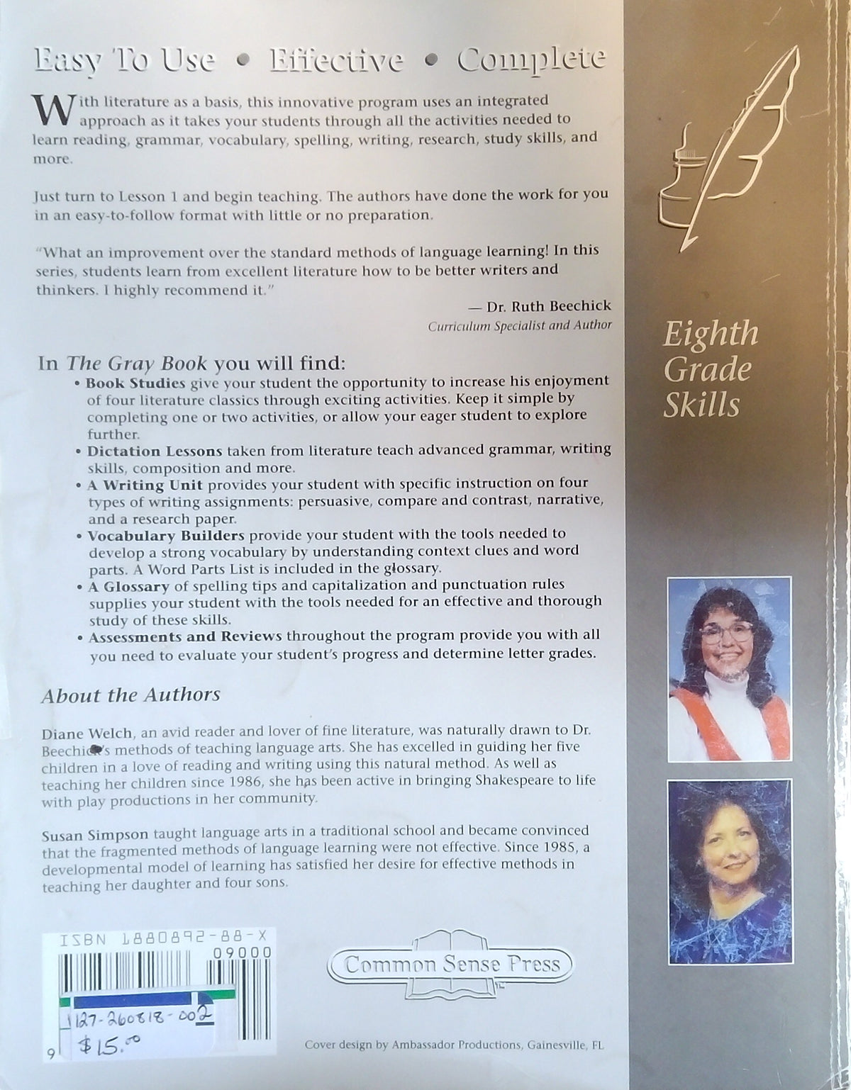 Learning Language Arts Through Literature: The Gray Book