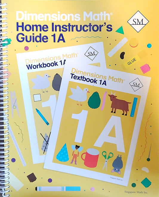 Dimensions Math: Home Instructor's Guide 1A