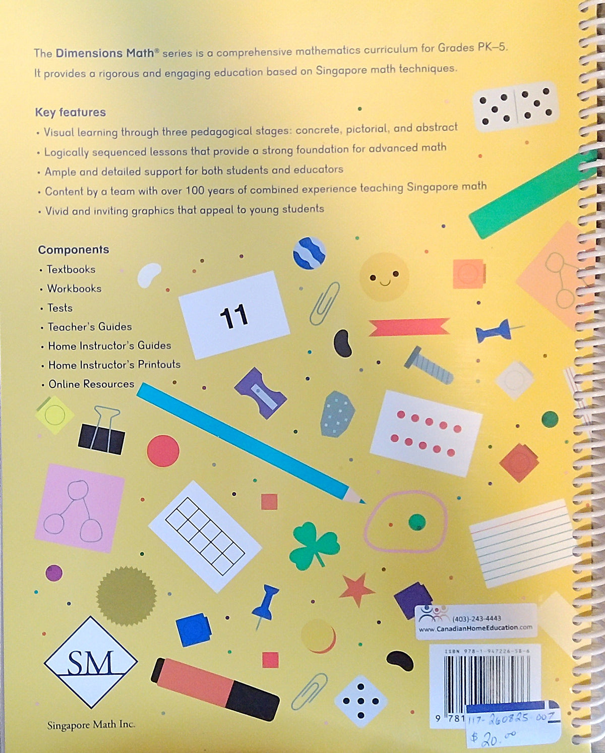 Dimensions Math: Home Instructor's Guide 1A