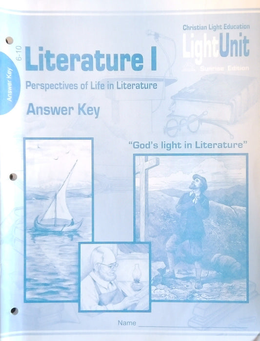 CLE Literature 1 Answer Key: L.U. 6-10