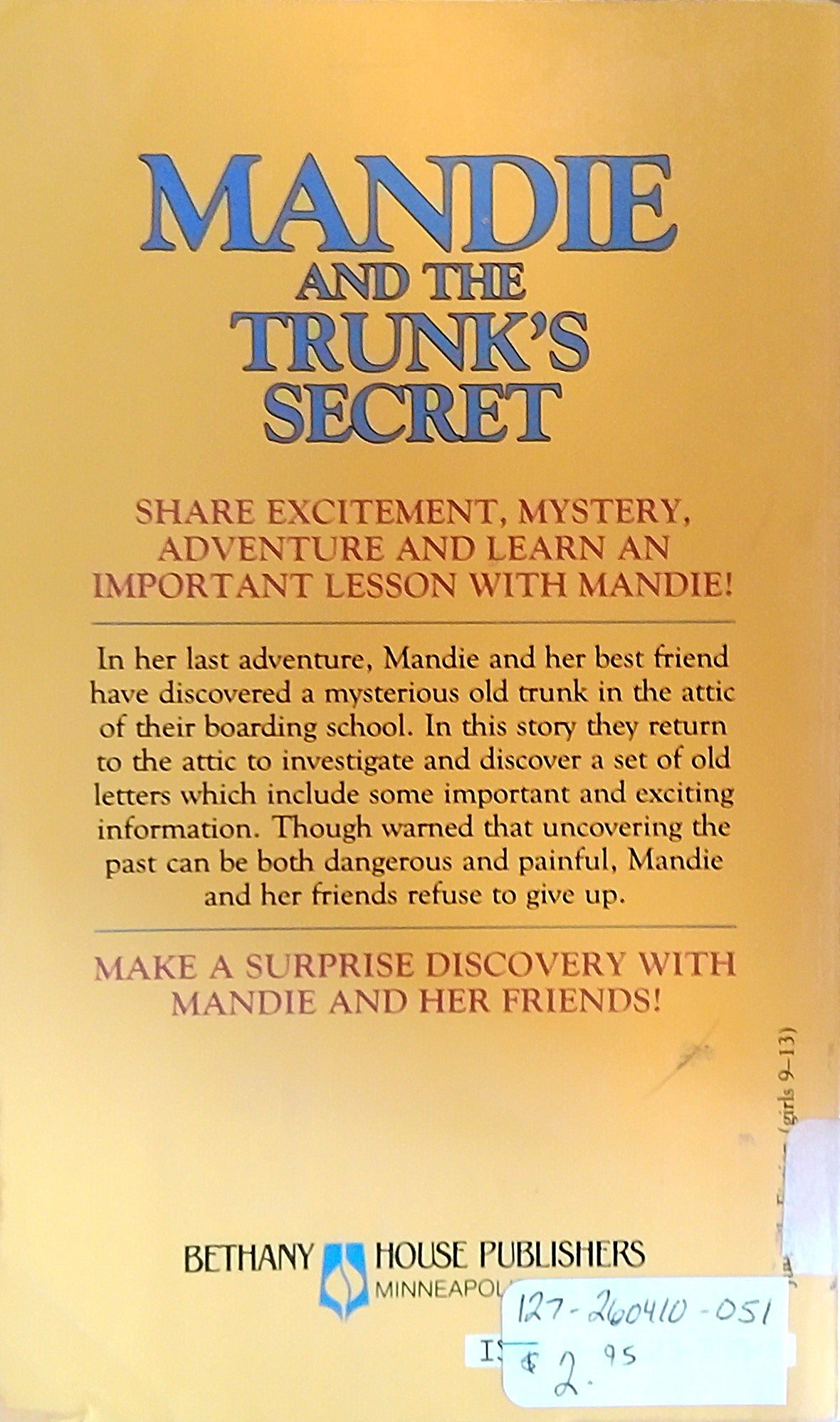 Mandie And The Trunk's Secret