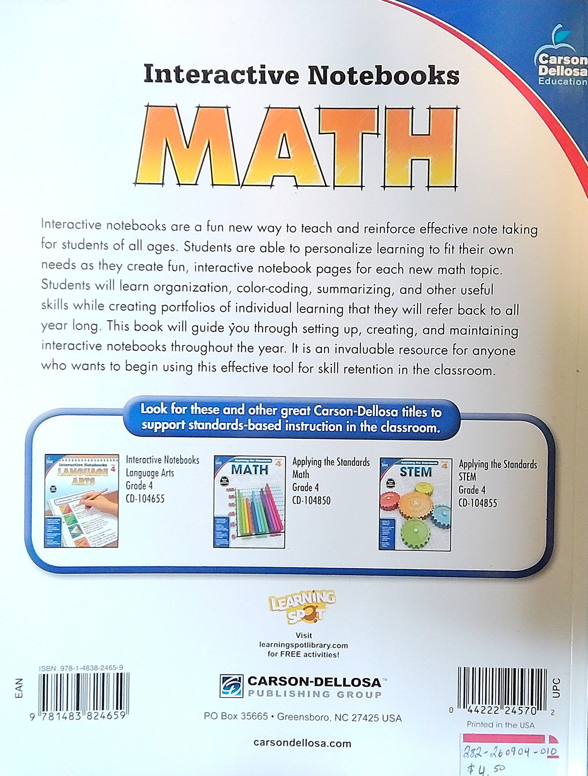 Interactive Notebooks: Math Grade 4
