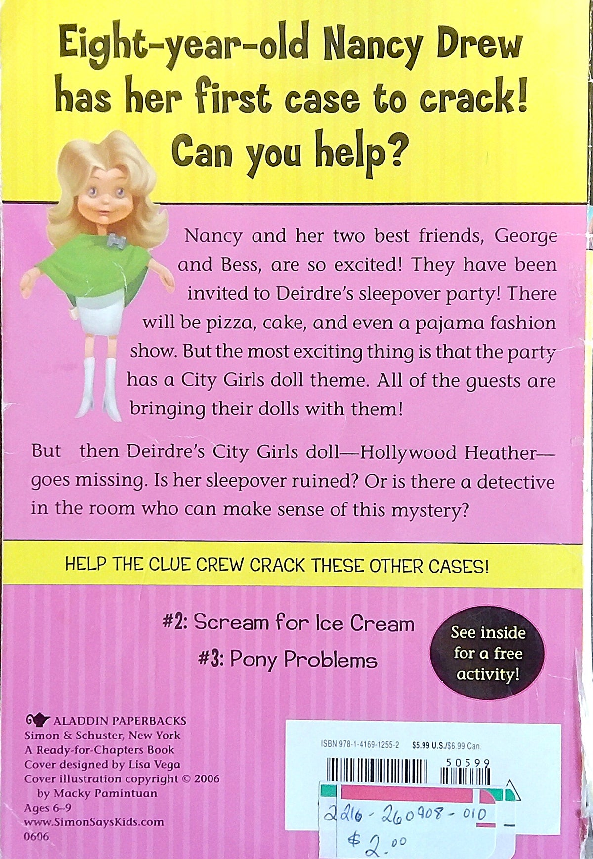 Nancy Drew And The Clue Crew #1: Sleepover Sleuths