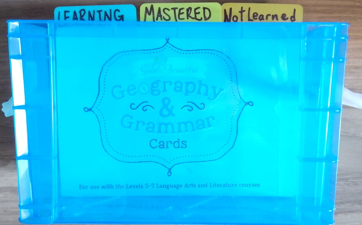 G&B Geography & Grammar Cards