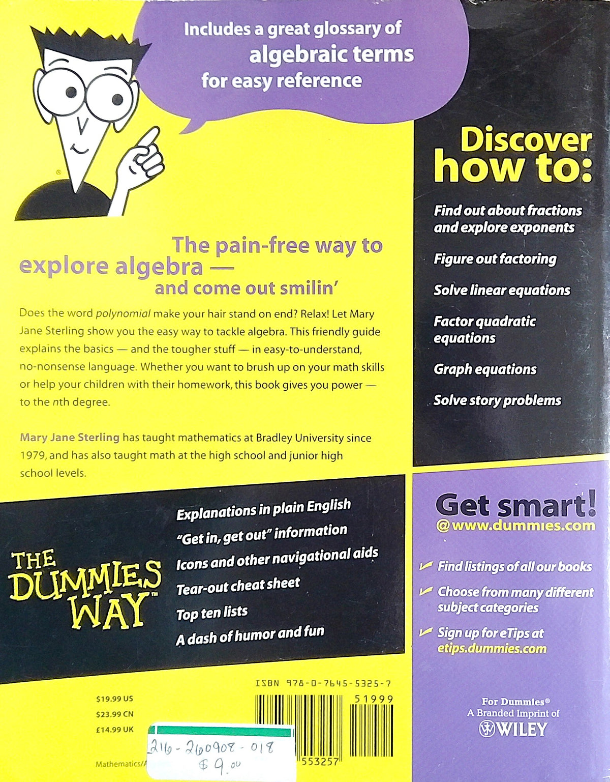 Algebra 1 For Dummies