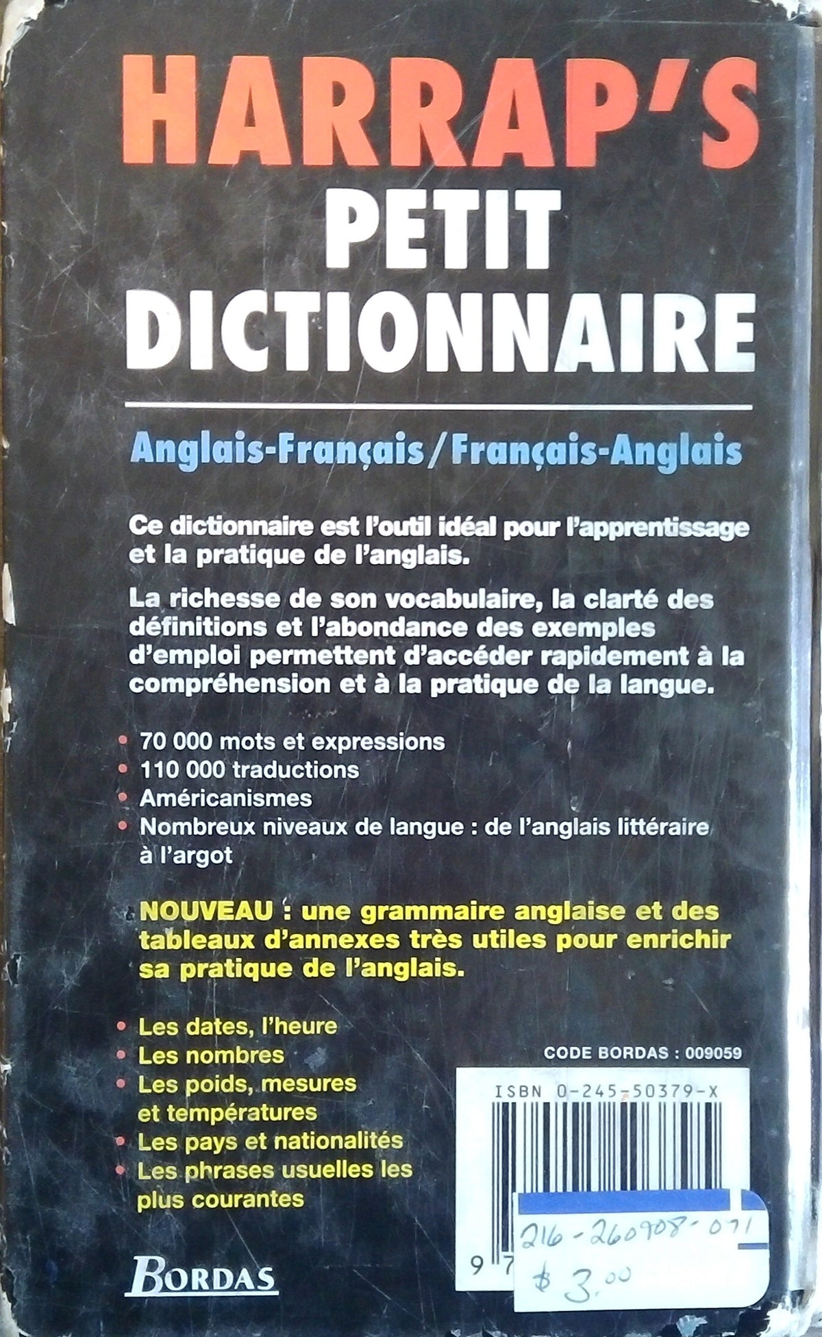 Harrap's Petit Dictionnaire