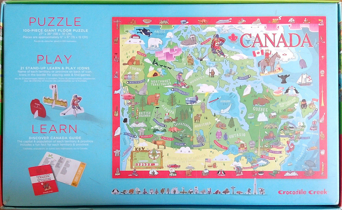 Discover Canada Floor Puzzle