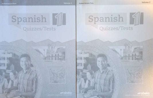 Spanish 1: Quizzes/Tests Set