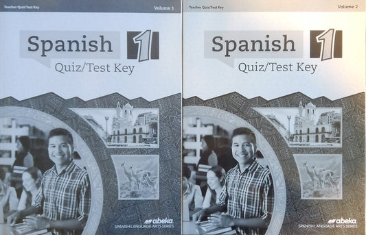 Spanish 1: Quiz/Test Key Set