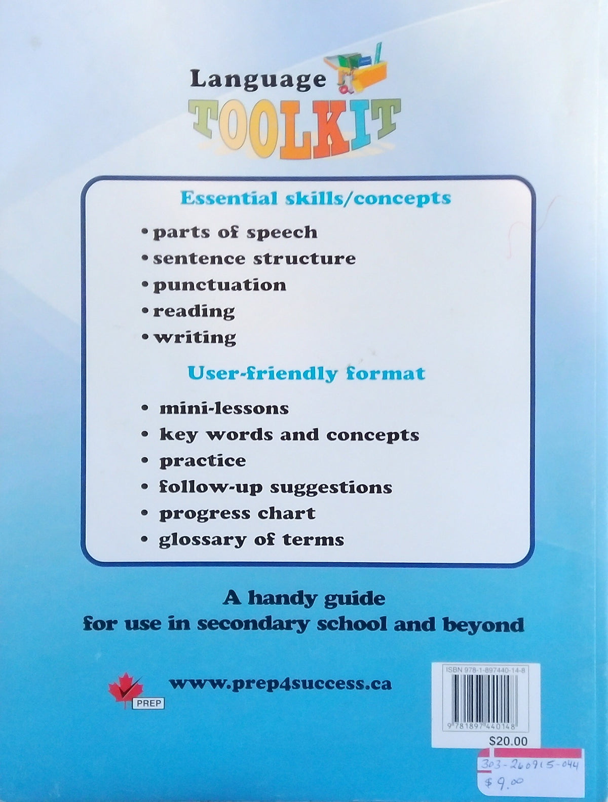 Language Toolkit: Secondary School
