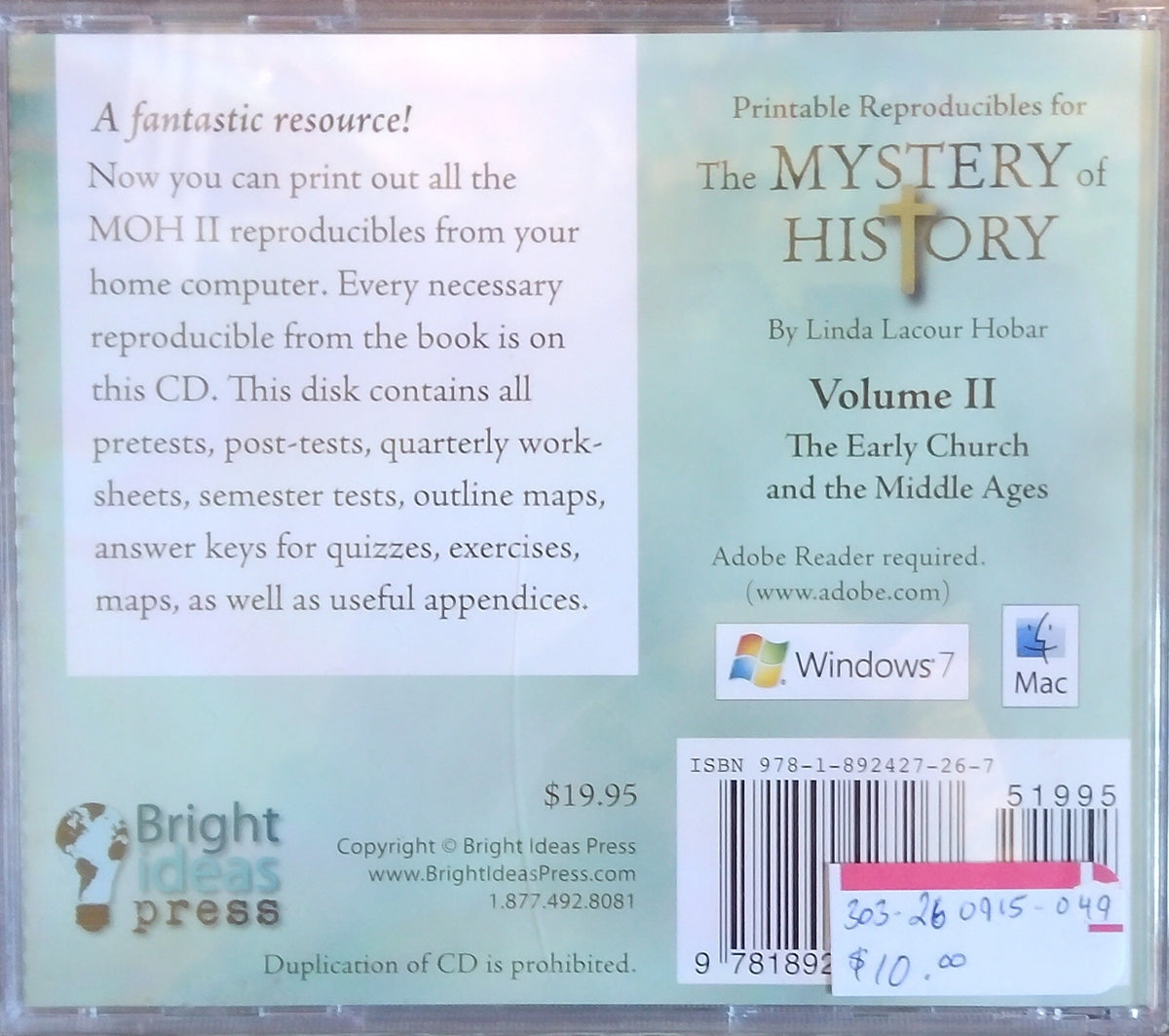 The Mystery Of History Vol. 2: Printable Reproducibles
