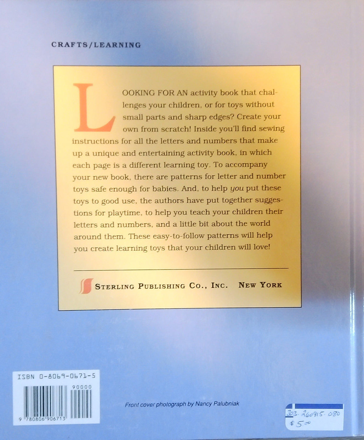 ABC 123 Craft Book