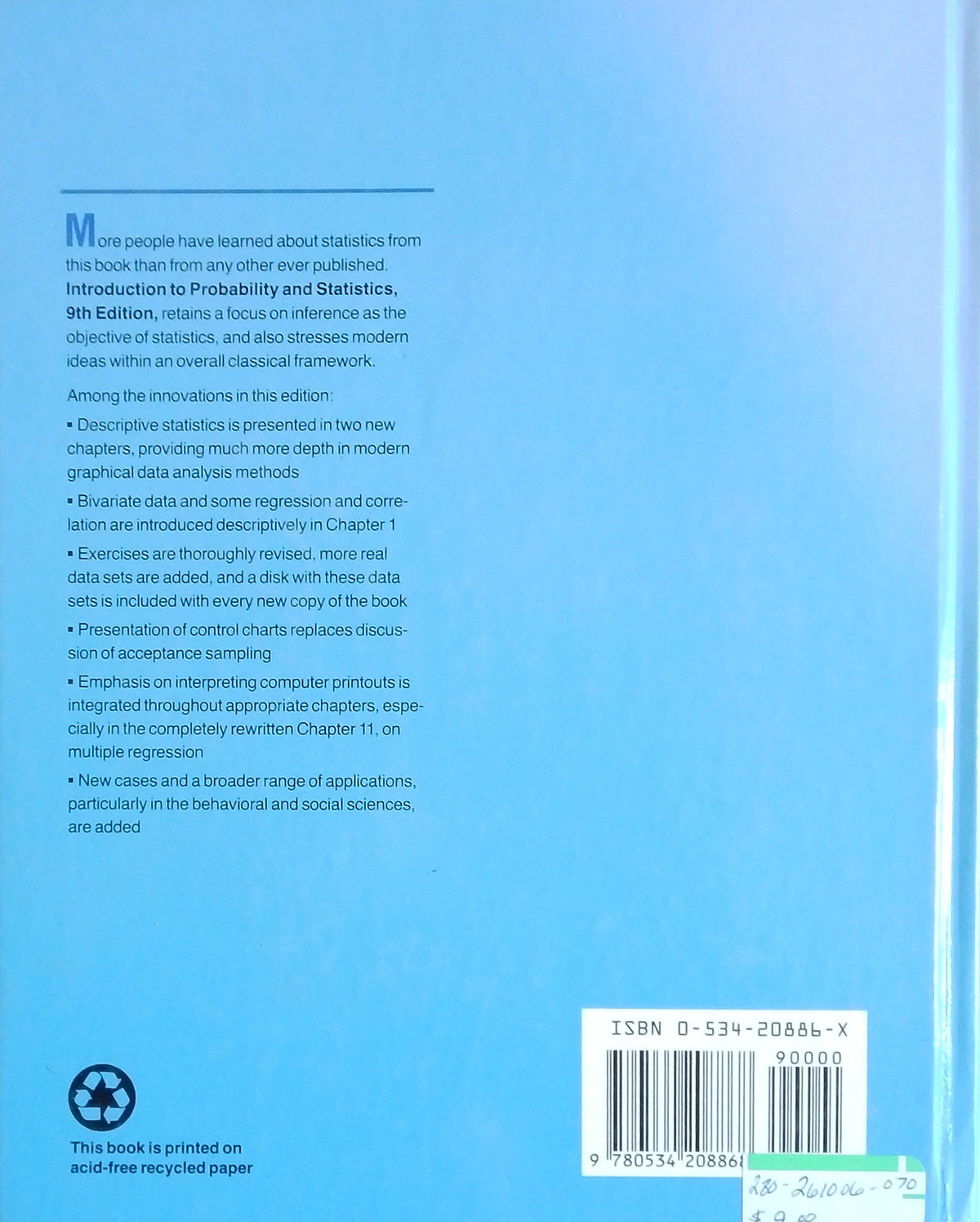 Introduction To Probability And Statistics