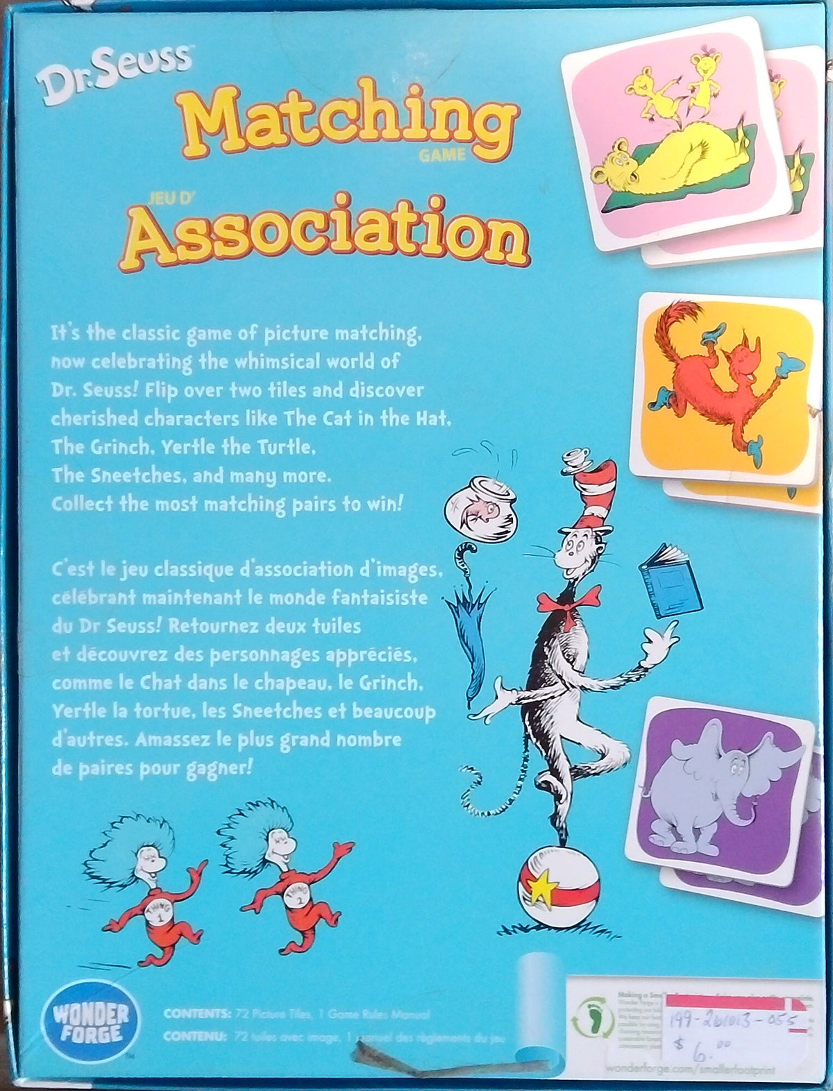 Dr. Seuss Matching Game
