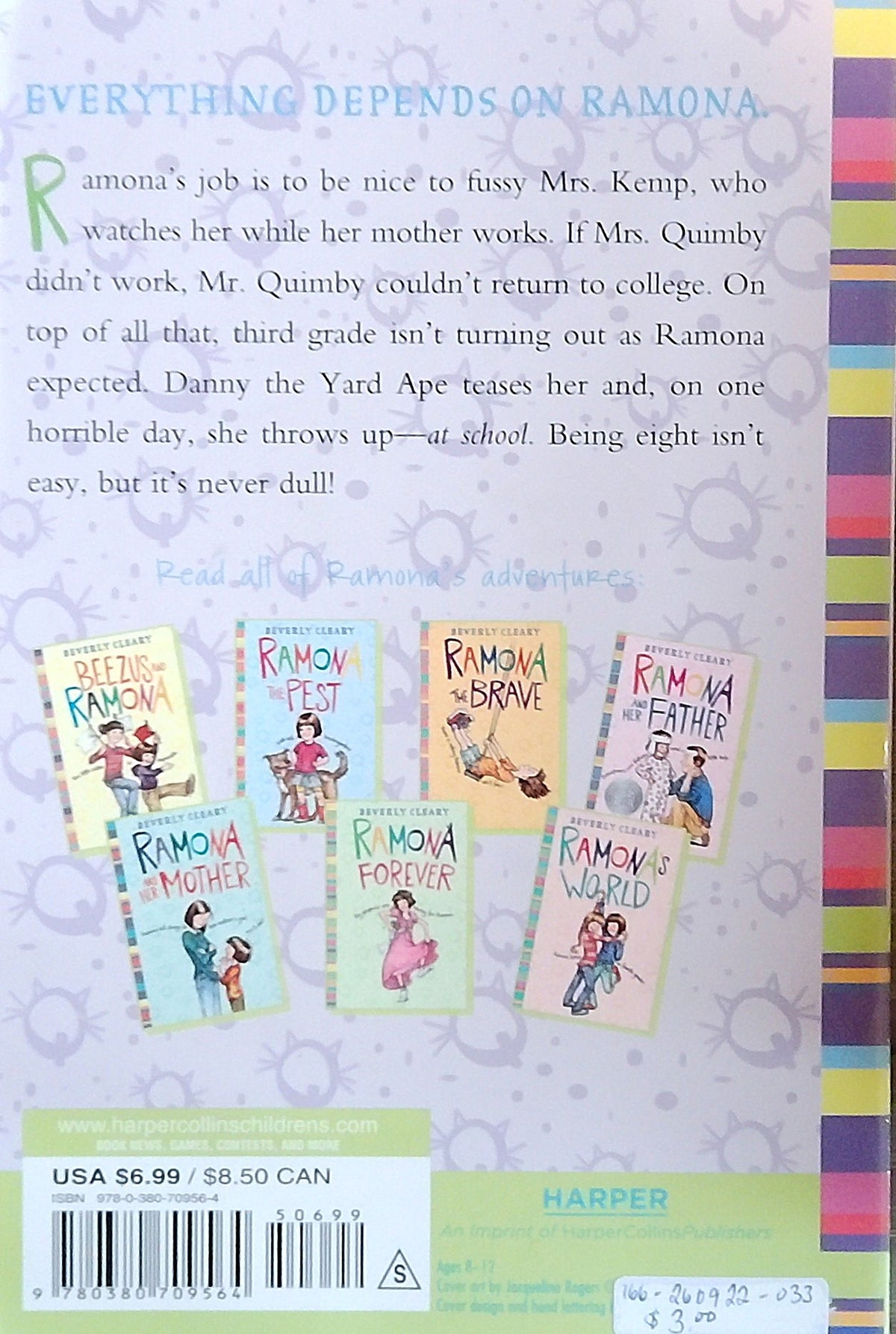 Ramona Quimby, Age 8