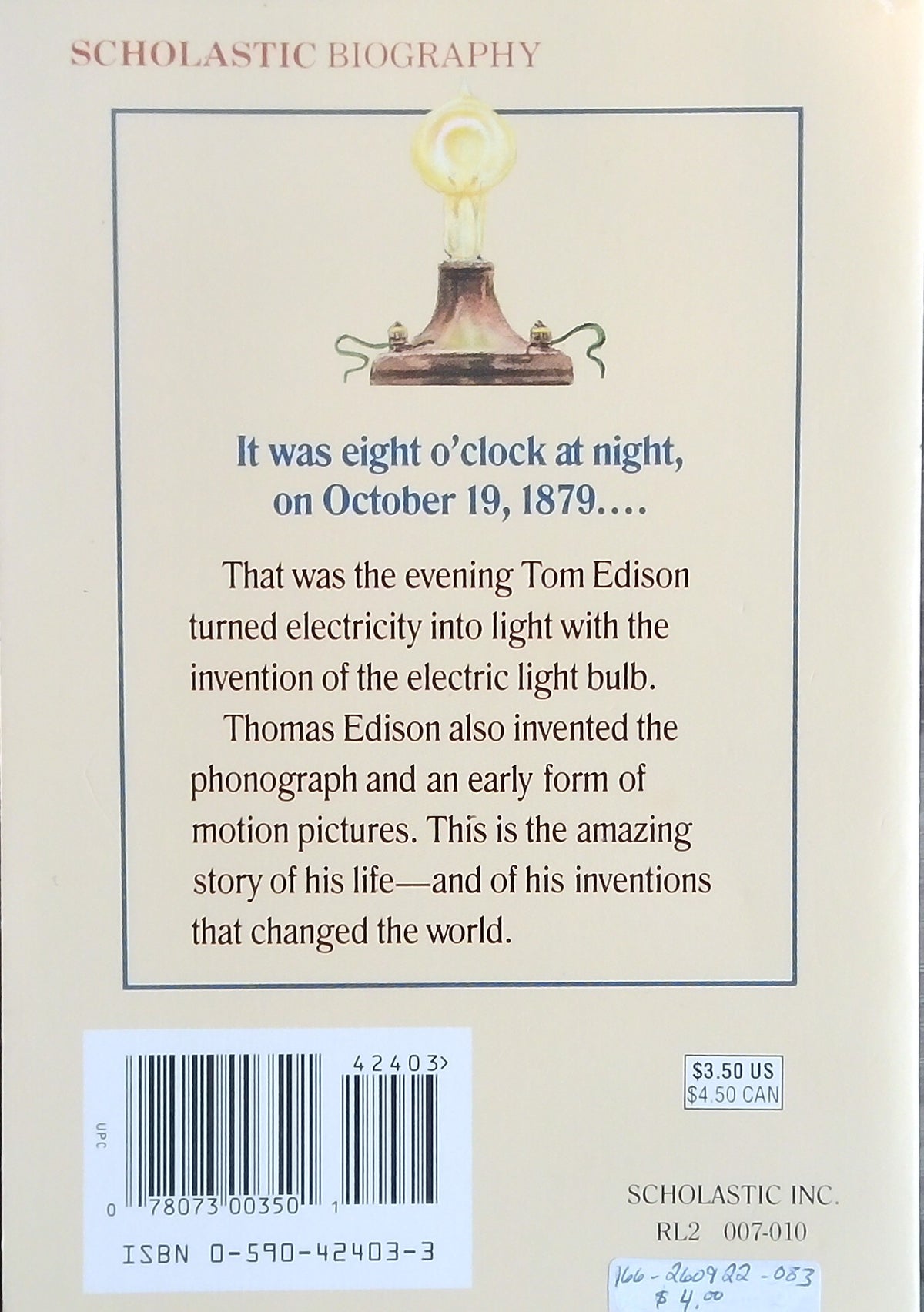 The Story Of Thomas Alva Edison